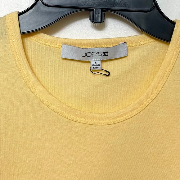 New Joes Jeans The Alexis Broderie Eyelet Sleeve Top in Yellow Size L - Picture 6 of 10